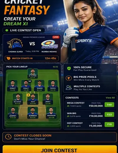 Hero11 (hero11) fantasy cricket & matchday visual 3